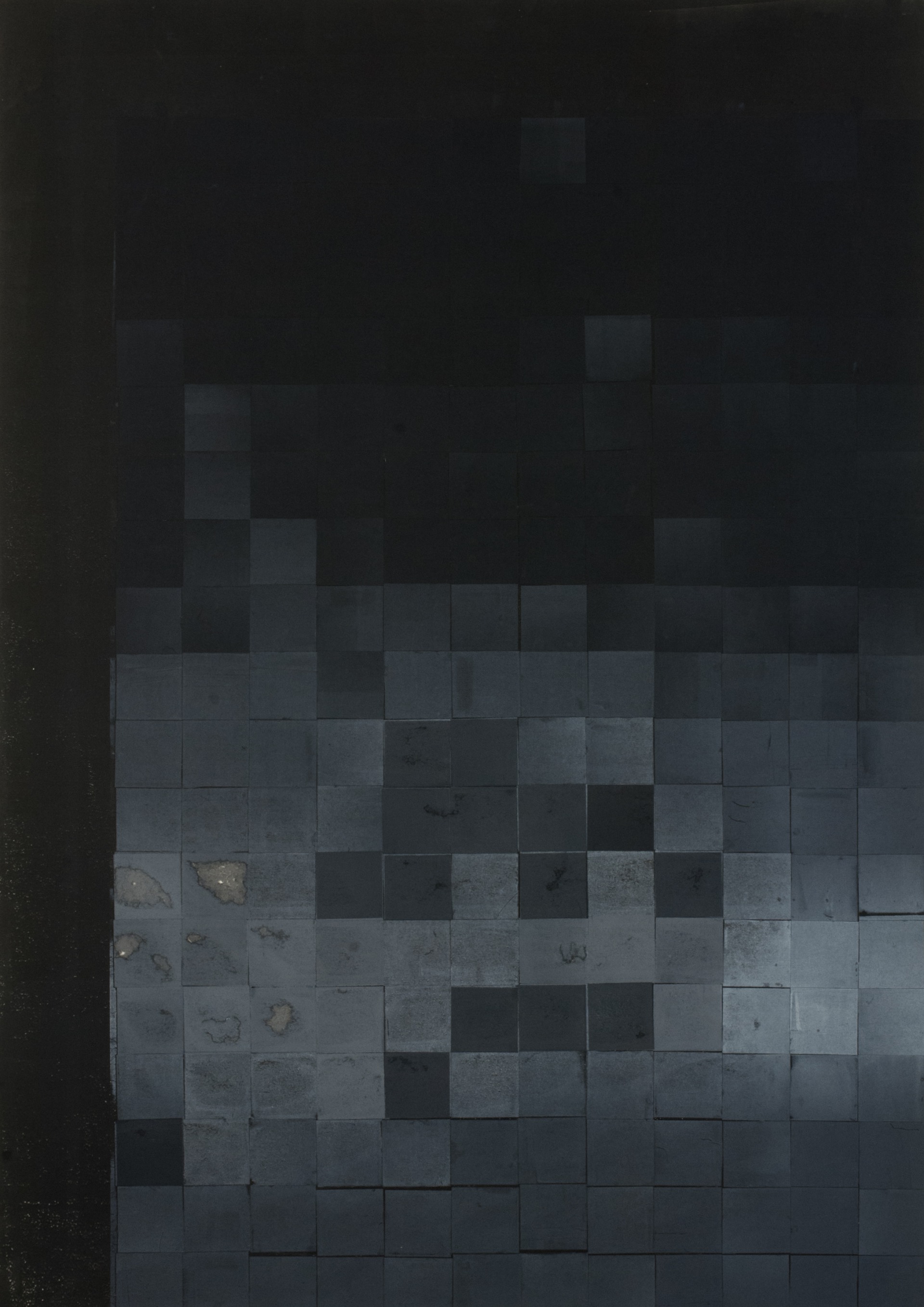 o.T., Hochdruck auf Bütten, 100x70 cm, 2012