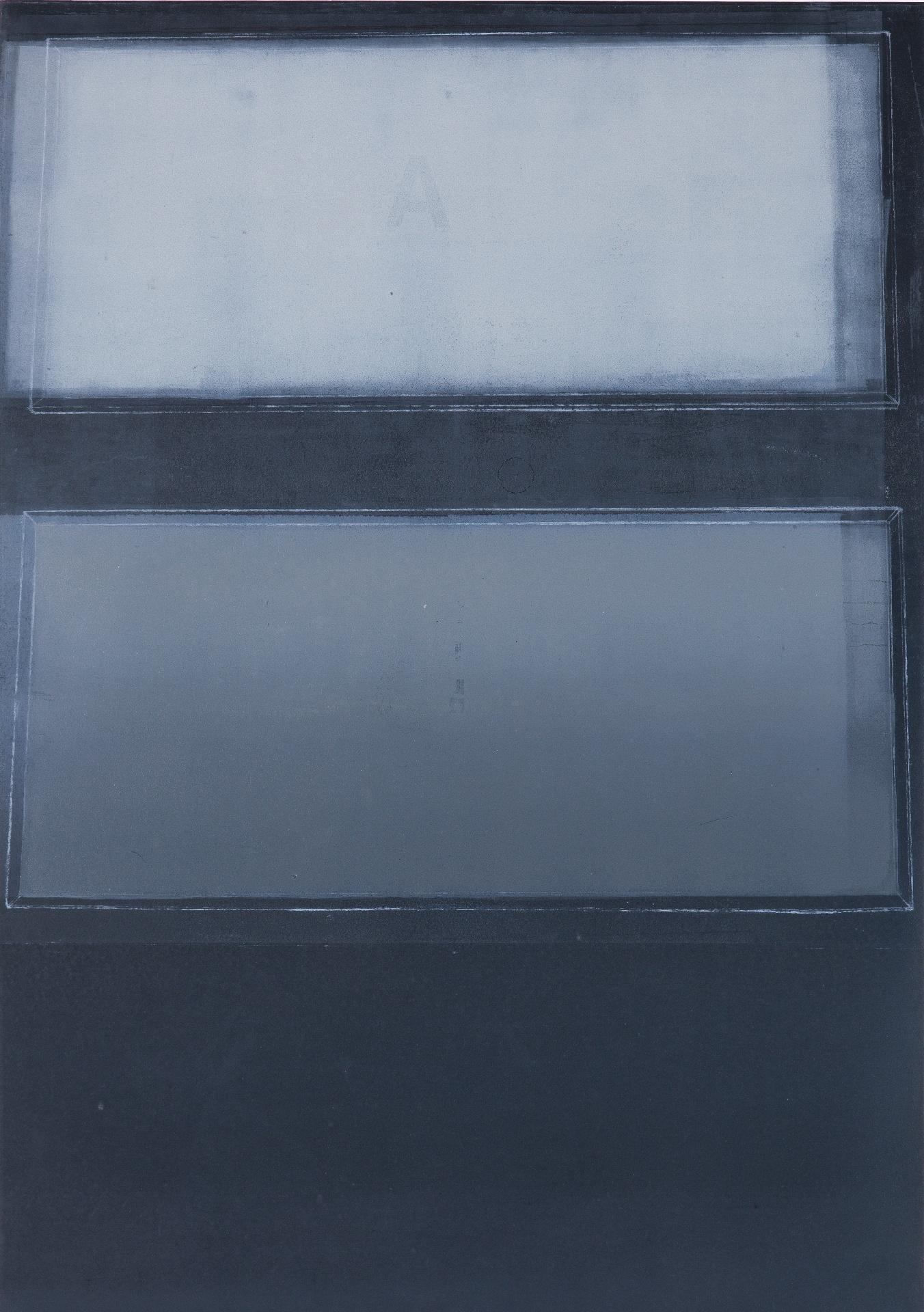 o.T., Radierung auf Bütten, 100x70 cm, 2012