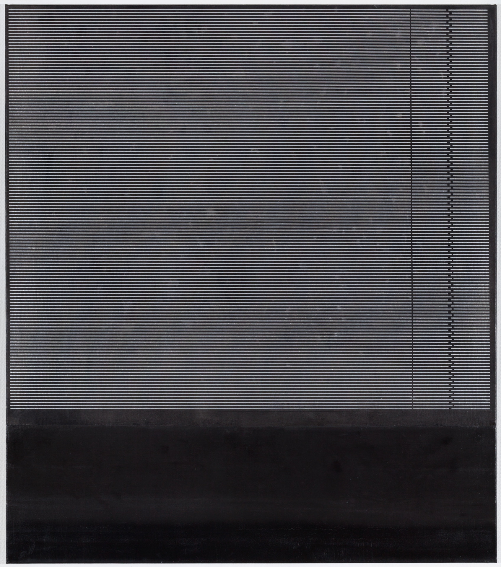 T 1216, Öl, Pigment auf Leinwand, 140x145 cm, 2016