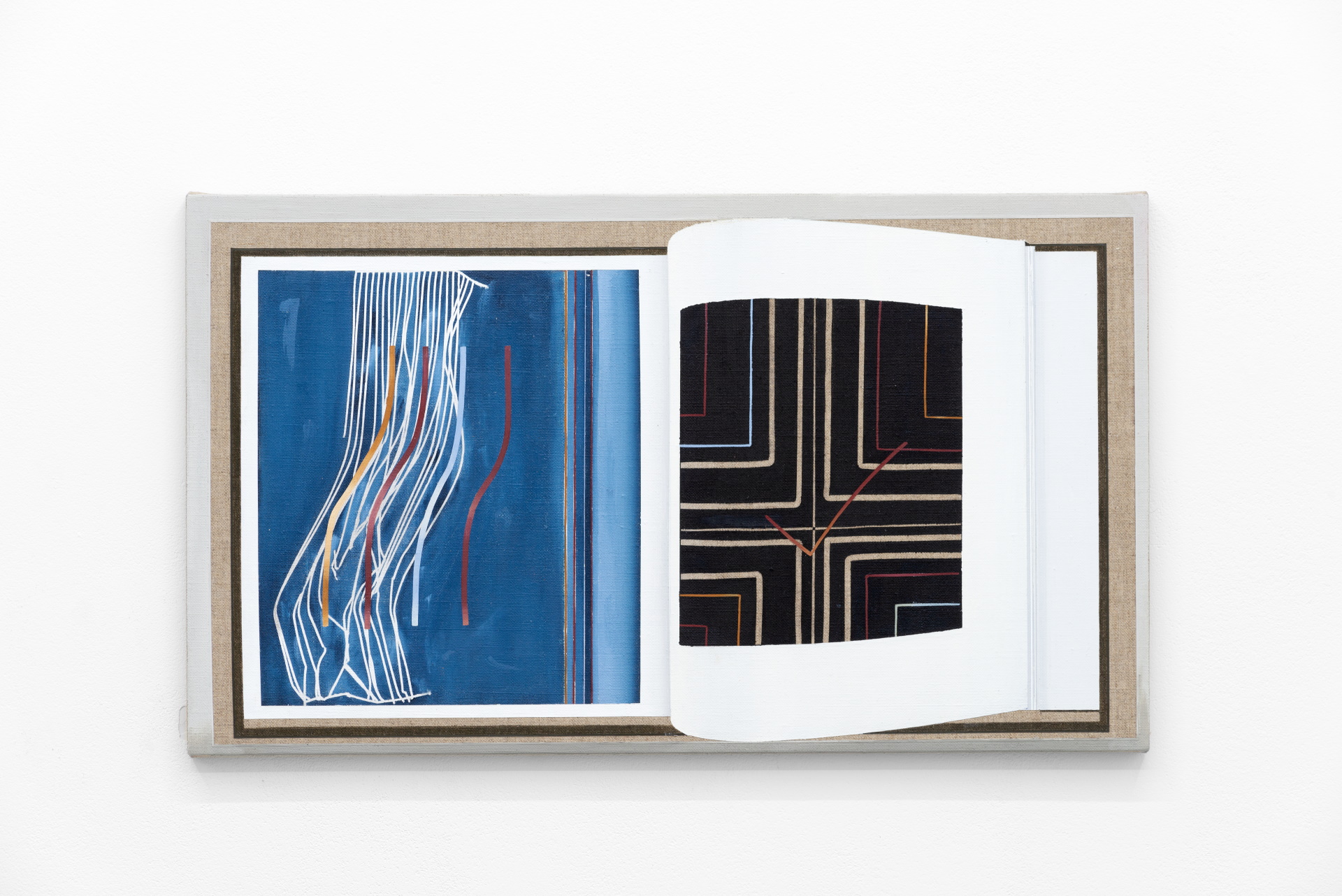 o.T., Öl auf Leinwand, 36,5x63 cm, 2017