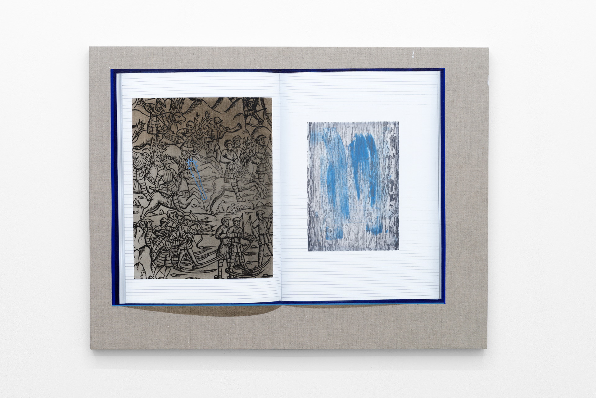 BLT, Öl, Siebdruck auf Leinwand, 92,5x70 cm, 2018