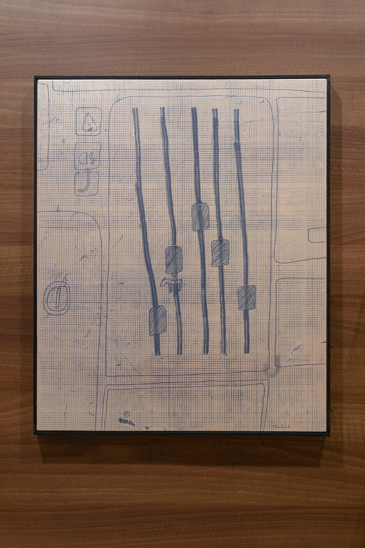 Reh, 60x50, Öl, Lack und Pigment auf Leinwand, 2022